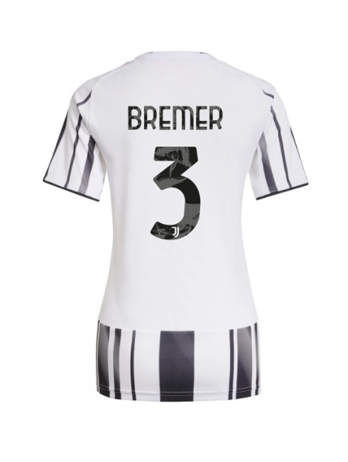 Juventus Gleison Bremer #3 Replika Hemmakläder Dam 2025-26 Kortärmad Juventus Gleison Bremer #3 Replika Hemmakläder Dam 2025-26 Kortärmad
